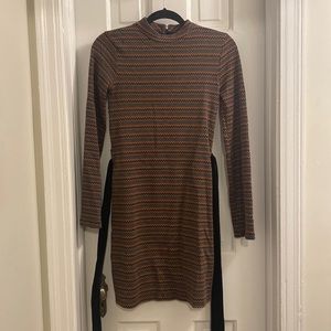 Zara patterned mini dress